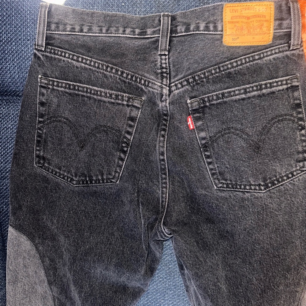 Levi's Women’s Dark Gray 501 Jeans